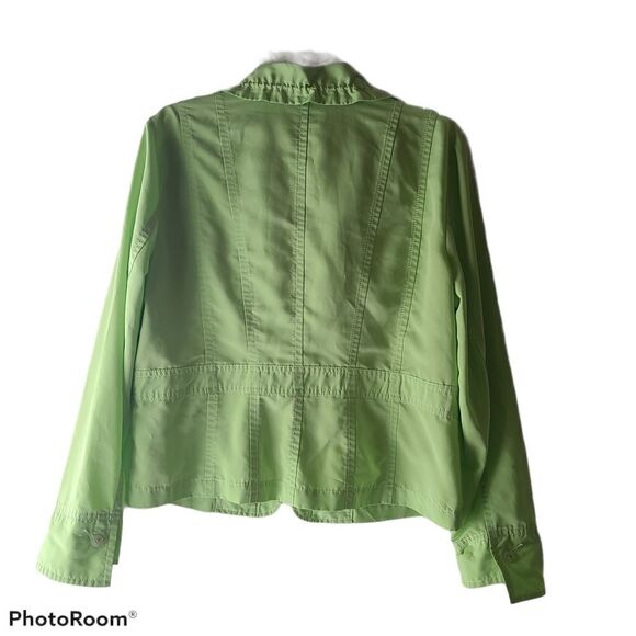 TRIBAL Pistachio Green Rain Jacket- size 14 - Picture 2 of 5